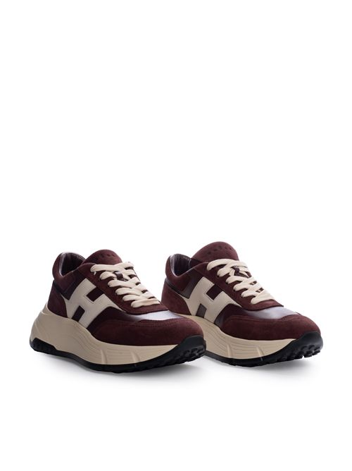 Sneakers Hi-Fi in pelle scamosciata Bordeaux HOGAN | HXW6690FR30 UHG0VT3